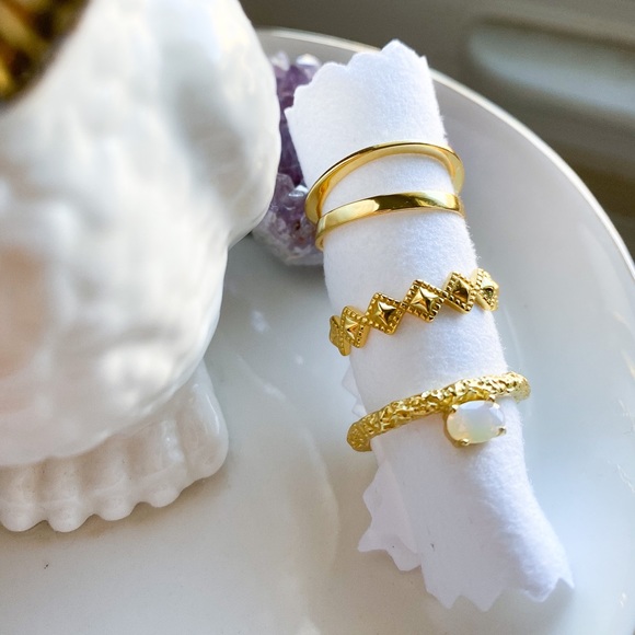 Double Take 18K Gold-Plated Ring - Picture 4 of 4